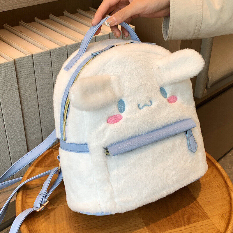 Sanrio Cinnamoroll White Dog Plush Backpack Travelling Cartoon Shoulder Bag